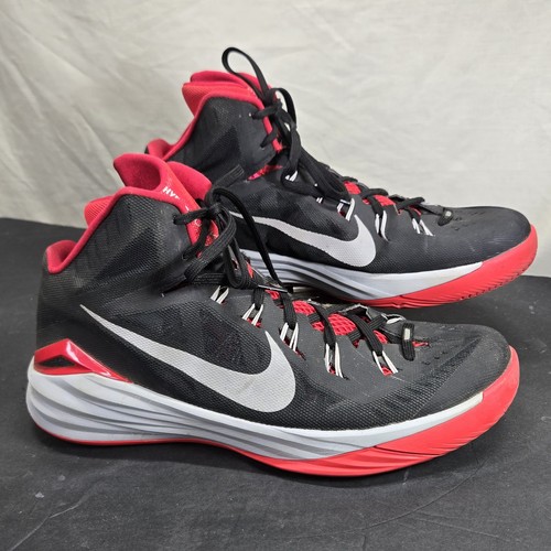 Nike hyperdunk black gray red - nike,